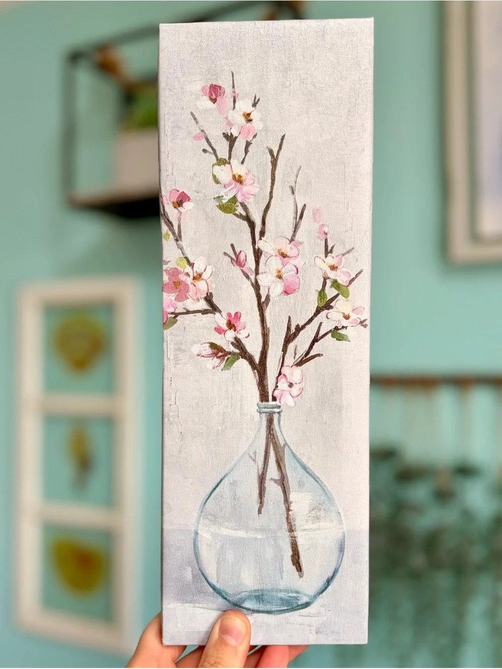 Floral Vased Florals Print on Canvas Wall Decor